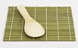 Bamboo Sushi Mat with Bamboo Sushi Paddle