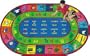 Lengua Link Spanish Rug - 5.33 Foot x 7.67 Foot Oval