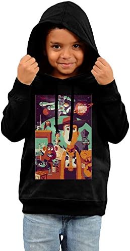 Toy Story Cartoon Poster Vintage Design Juniors Kids Hoodie Sweatshirt
