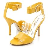 Wild Diva Hachi155 Heels Yellow 7 Yellow