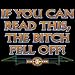 Men's Shooter Shirt (Sleeveless T-Shirt) : If You Can Read This The Bitch Fell Off - Funny Cyclewear Biker