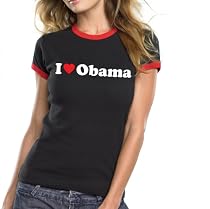 I Heart Obama Womens T-Shirt (4 Colors)