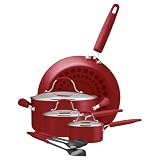 Review Silverstone 13507 / SilverStone2 Webster Place 10-Piece Cookware Set, Pomegranate