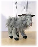 Sunny Grey Goat Marionette
