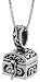 Sterling Silver Prayer Box Chest Shaped with Floral Design