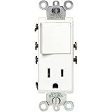 Leviton R12-5625-W Single-pole Switch / Receptacle