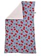 Lilypad Baby Burp Cloth with Sweet Cherries