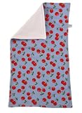 Lilypad Baby Burp Cloth with Sweet Cherries