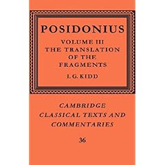 【クリックで詳細表示】Posidonius： Volume 2， Commentary， Part 1 (Cambridge Classical Texts and Commentaries)： Posidonius， I. G. Kidd： 洋書