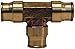 Dixon 646 Brass Push-in Union Tee 3/16" Tube