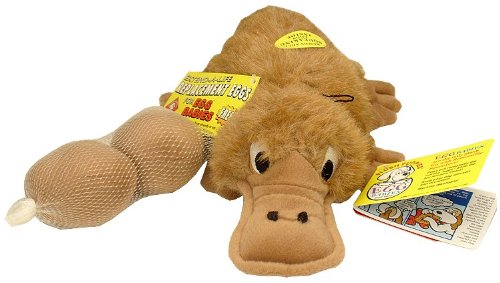 Kyjen Egg Babies Dog Toy, Original Series, Platypus