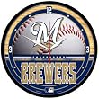 Milwaukee Brewers MLB Wall Clock