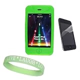 3-1 Bundle For IPod Touch 2nd Generation includes: Green Silicone Skin + Screen Protector + Live*Laugh*Love Wrist Band!!!