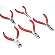5 Jewelers Bent Round Nose Pliers Wire Wrapping Tools