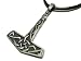 Produkt-Bild: SP28 Unisex Halskette Leder STM 29 Thor Hammer Zinn Anh&auml;nger Mj&ouml;lnir 4 x 3 cm Lederkette 55 cm Keltischer Schmuck