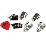 National Finger Picks & Thumb Pick Set - Black - MED + Free Ant Hill Music Pick
