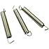 Musiclily Set of 3pcs Noiseless Tremolo System Tension Springs for Fender Stratcaster Strat Guitar ,Chrome Nickel