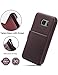 Taken Galaxy S7 Wallet Case - Cell Phone Case Pu Leather ID Credit Card Slot Phone Case for Samsung Galaxy S7 Ultra Slim(Coffee)