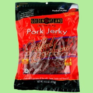Asian Style Pork Jerky Grilled BBQ Flavor