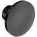 DimcoGray Black Phenolic Push-Pull Knob Female, Brass Insert: 10-24" Thread x 5/16" Depth, 1-3/8" Diameter x 7/8" Height x 5/8" Hub Dia, 5/8" Hub Length (Pack of 10)