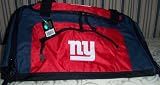 NFL NY GIANTS Logo Travel, Gym, Duffel BAG Navy/Red