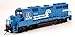 Bachmann Industries EMD GP40 Locomotive Conrail #3078 HO Scale Train Car