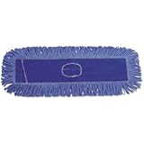 Mop Head, Dust, Looped-End, Cotton/Synthetic Fibers, 24 x 5, Blue