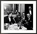 Belgian Writer, George Simenon at Dinner with Ballerina, Josephine Baker and Some Fri...