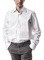 Canali Camisa Hombre (Blanco)
