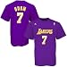 Los Angeles Lakers Shirt : adidas Los Angeles Lakers #7 Lamar Odom Purple Net Player Shirt