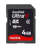 Sandisk Ultra II SDHC 4GB SD Memory Card (SDSDH-4096, BULK Static Pack, No Reader)