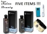 Swisa Package: Cleansing Milk, Toner, Body Butter, Cuticle Oil and Buffer * 5 ITEMS ! *