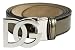 Dolce & Gabbana 95cm Bronze Patent Leather D&G Logo Clasp Belt BC1975-A5468-80720-95