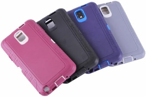 Pack of 4 Huaxia Datacom Heavy Duty Rugged High Impact Hybrid Armor Defender Case Combo for Samsung Galaxy Note 3 / Note III N9000 - Wholesale 4pcs/pack