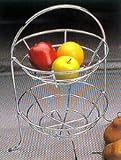 2-Tier Chrome Fruit Basket
