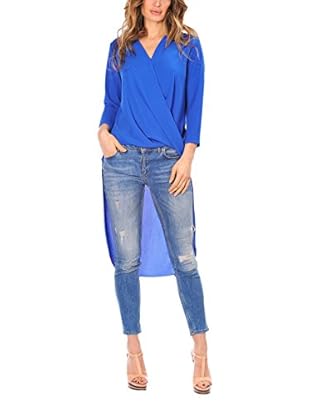 Maison Dudu Blusa Lilou (Azul Royal)