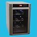 Electronics : 6 Bottle Wine Fridge- Silver