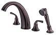 Danze Bannockburn Bronze Roman Tub W/handheld D307756RB