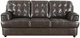 IMAGE OF Hugo Chocolate Leather Sofa by Coaster