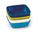 Precidio Objects 6160L85-AM107 Jonathan Adler Mod Peacock 4pc Dipping Bowl In acetate box