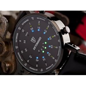 Detomaso G-30730-BK - Orologio da uomo