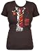 ACDCJT05 AC/DC Angus Young Schoolgirl Costume Women's Junior T-shirt L