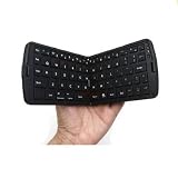 Black QQ-Tech® Folding Foldable Wireless Bluetooth Keyboard for iPhone / iPad iPad2 /the new ipad/ ipad 3