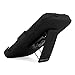 One Touch Fierce 2 - Cellularvilla Hard Soft Dual Layer Hybrid Armor Shell Holster Kickstand Combo Case with Locking Belt Swivel Clip Case Cover for Alcatel One Touch Fierce 2 7040T (Black)