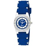 Activa Women's SV001-003 Generation Collection Crystal Accented Blue Rubber Strap Watch