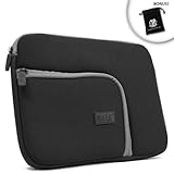 Premium Zippered Case for Motorola Xoom Tablet - Front accessory pocket hol ....
