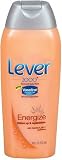 Lever 2000 Energize Advanced Body Wash with Vaseline Intensive Care Skincare Ingredients, 18-Ounce Bottles (Pack of 6)