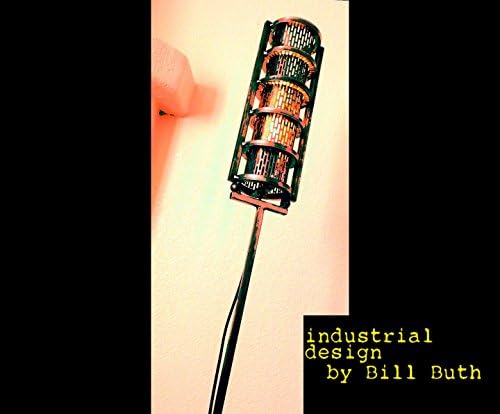 Industrial 'Lola' Handmade Steel Steampunk Machine Age Floor Lamp with Retro Bulb Cosplay Decor