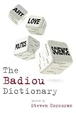 The Badiou dictionary