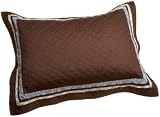 Nautica Hadden Heights Cotton Standard Sham, Chocolate